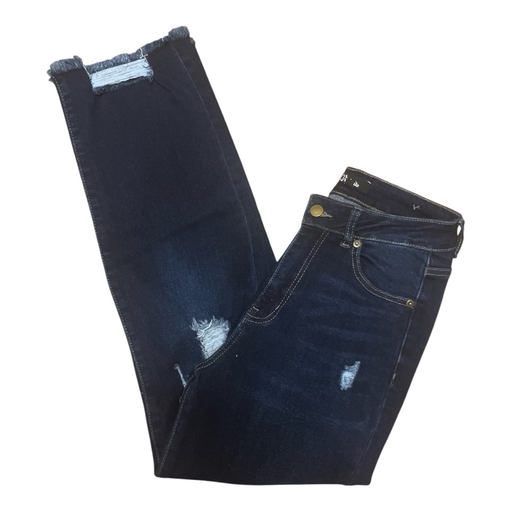 Vivi Vito Distressed Dark Blue Jeans Size 7